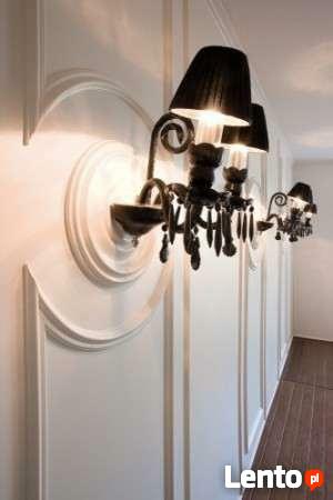 Sztukateria do wnętrz, listwy sufitowe, naścienne, rozety