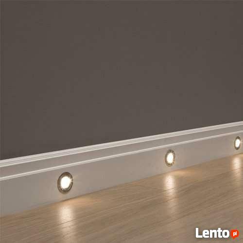 Listwy przypodłogowe, duropolimer, odporne na wilgoć i uszko