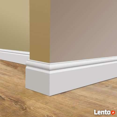 Listwy przypodłogowe, duropolimer, odporne na wilgoć i uszko