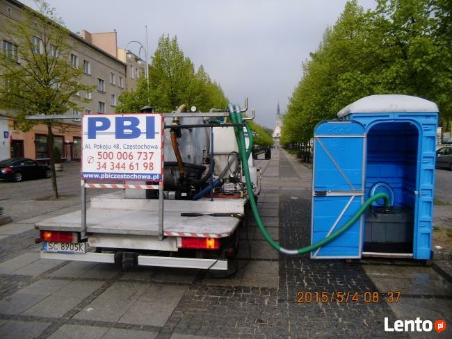 Toalety przenośne - wynajem i obsługa