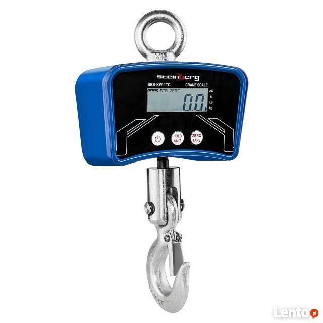 Waga hakowa 1000kg / 0,2 kg LCD akumulator