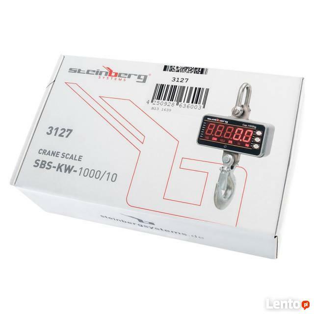 Waga hakowa przemysłowa 1t / 0,5kg pilot