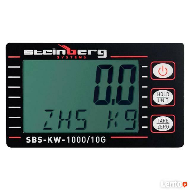 Przemysłowa waga hakowa 1 tona LCD