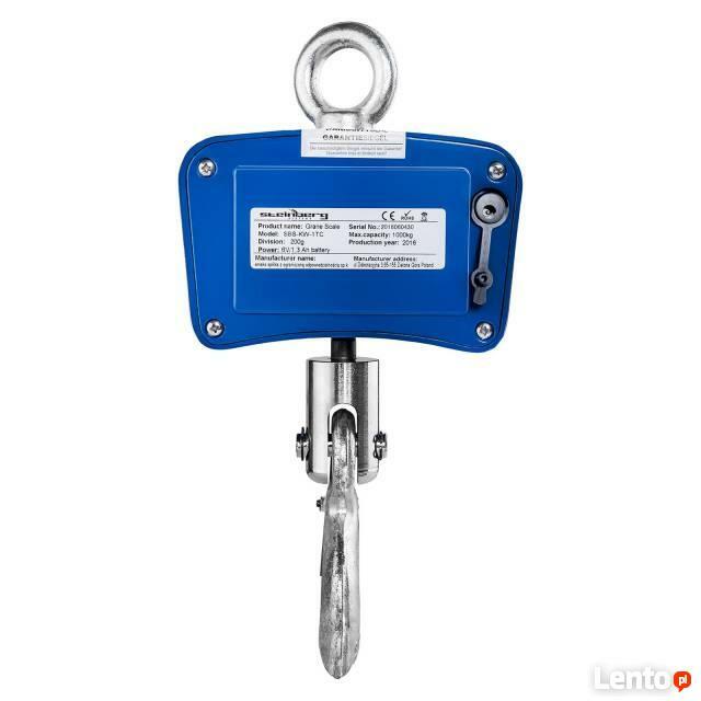 Waga hakowa 1000kg / 0,2 kg LCD akumulator