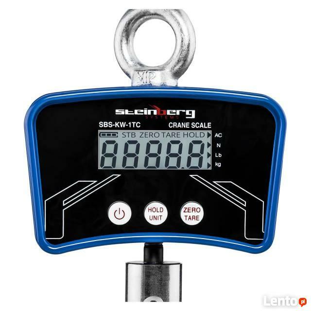 Waga hakowa 1000kg / 0,2 kg LCD akumulator