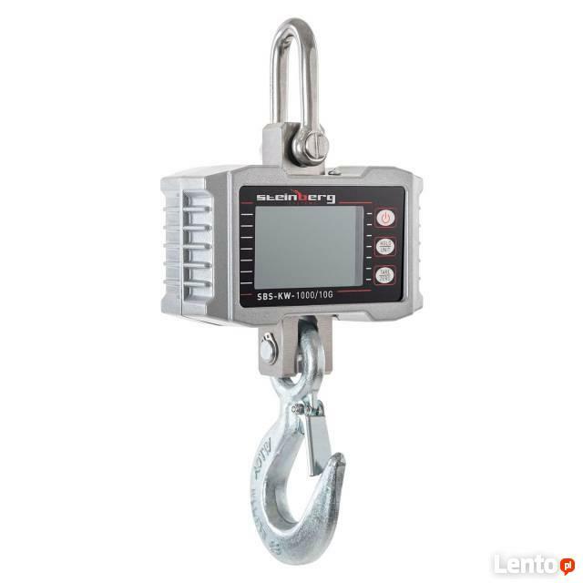 Przemysłowa waga hakowa 1 tona LCD