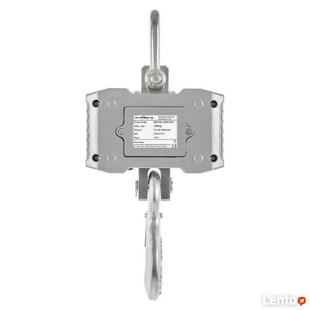 Przemysłowa waga hakowa 1 tona LCD