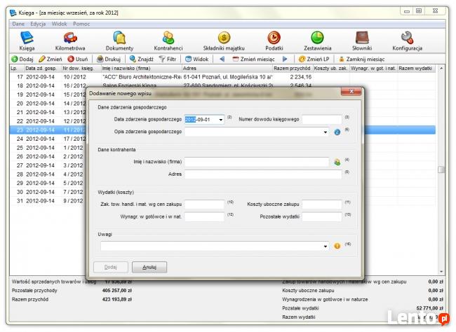 Mała Księgowość - wielofirmowy program księgowy, kpir i rycza