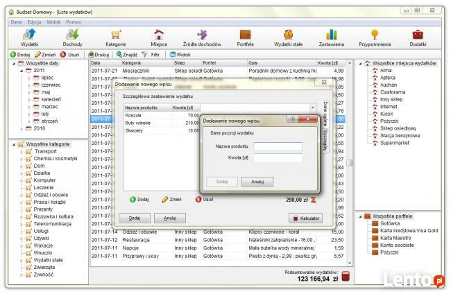 Budżet Domowy - program do zarządzania finansami domowymi