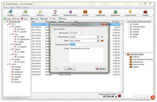 Budżet Domowy - program do zarządzania finansami domowymi