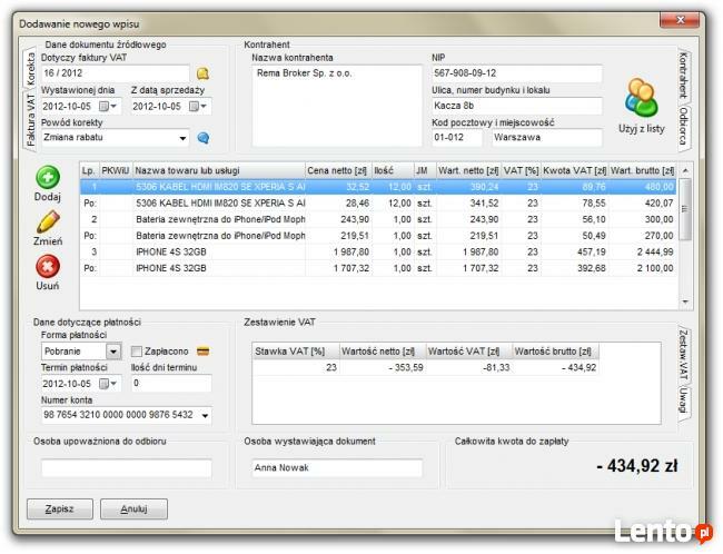 Faktura VAT - najlepszy program do fakturowania