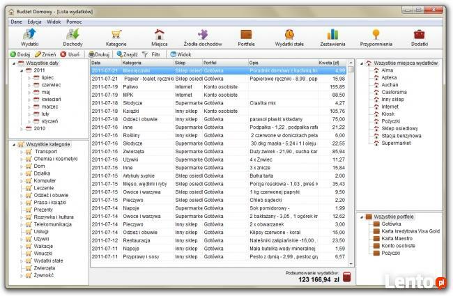 Budżet Domowy - program do zarządzania finansami domowymi