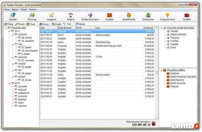 Budżet Domowy - program do zarządzania finansami domowymi