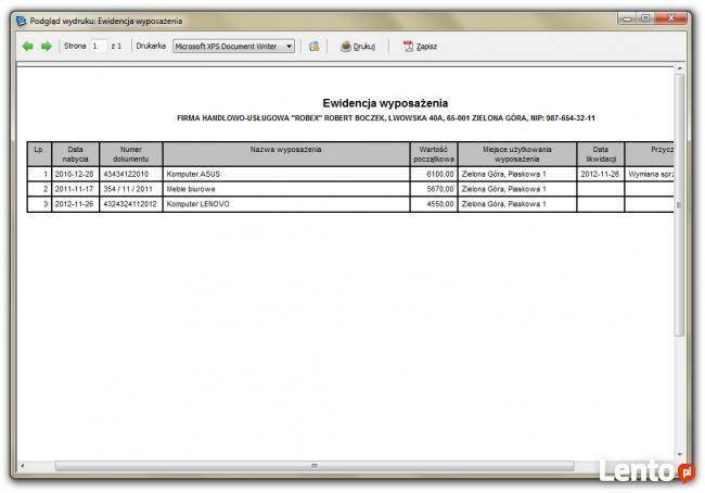 Ryczałt - program do ryczałtu ewidencjonowanego