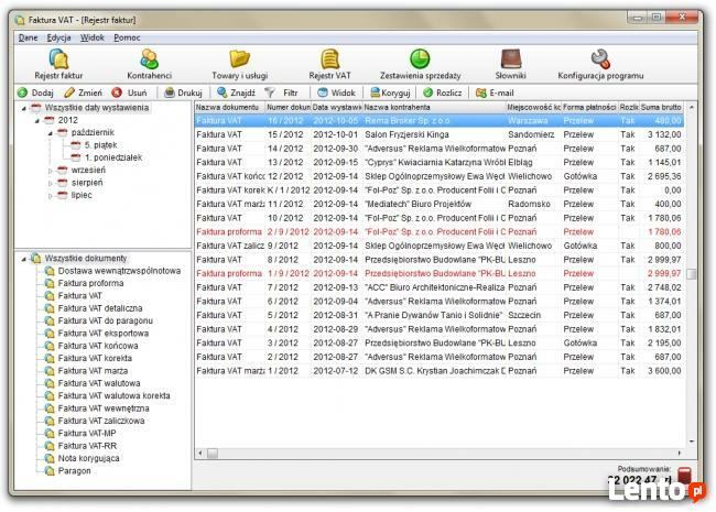 Faktura VAT - najlepszy program do fakturowania