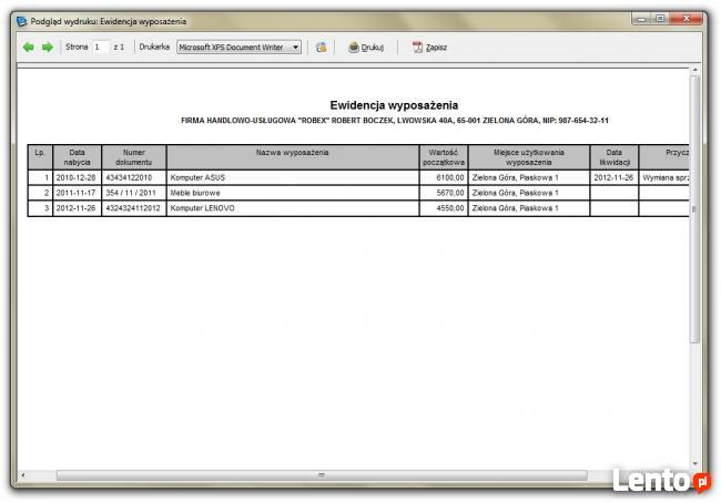 Księga - Podatkowa Księga Przychodów i Rozchodów KPIR, progra