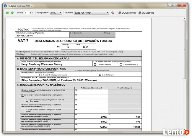Ryczałt - program do ryczałtu ewidencjonowanego