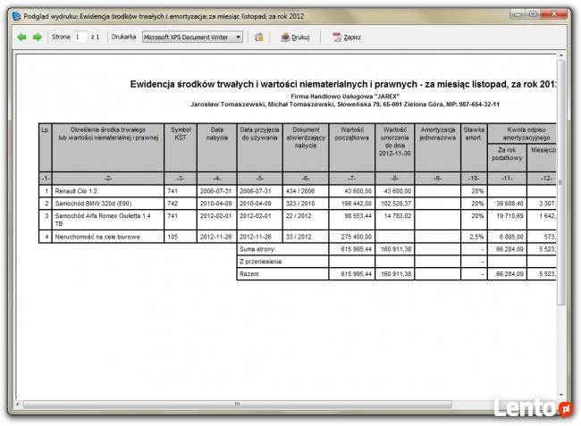 Mała Księgowość - wielofirmowy program księgowy, kpir i rycza