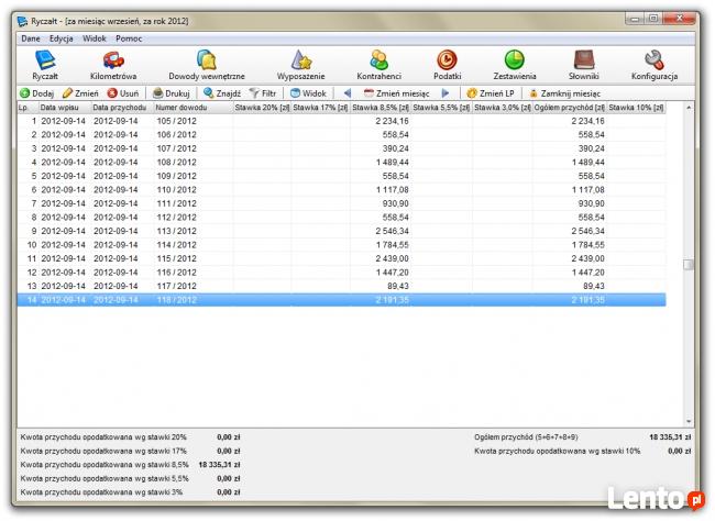 Ryczałt - program do ryczałtu ewidencjonowanego