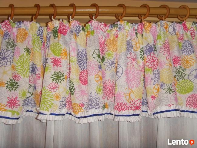 FIRANKA, BIAŁA, KWIECISTA FALBANA, KOKARDKI =WROCŁAW=