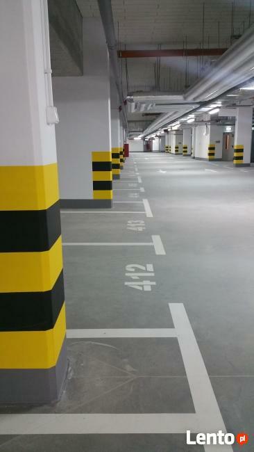 Malowanie miejsc postojowych, malowanie lini, piktogramy