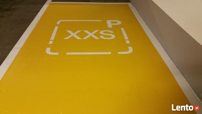 Malowanie miejsc postojowych, malowanie lini, piktogramy