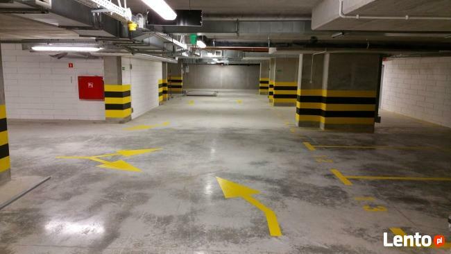 Malowanie miejsc postojowych, malowanie lini, piktogramy