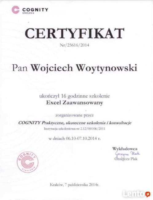 Korepetycje Online (Word Excel Power Point, Jira,) 50 zł