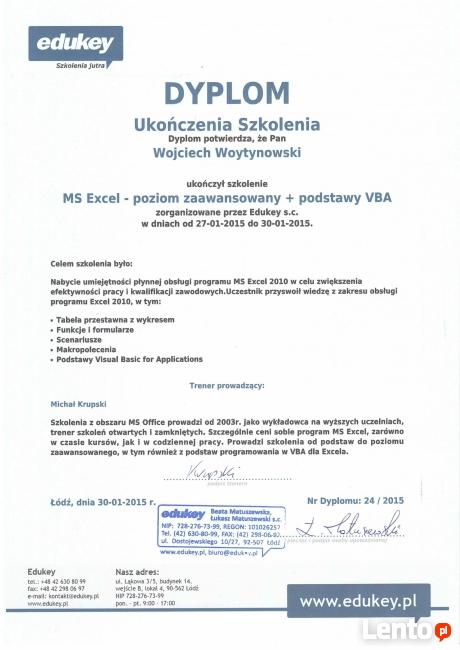 Korepetycje Online (Word Excel Power Point, Jira,) 50 zł