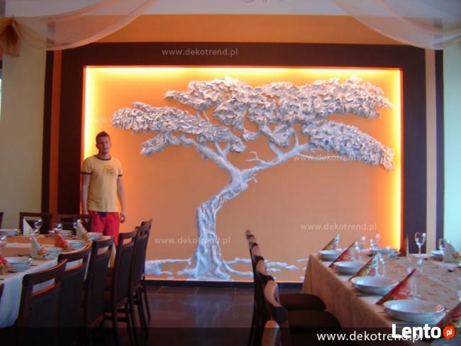 Tynk dekoracyjny, tynk strukturalny, ozdobny, płaskorzeźba