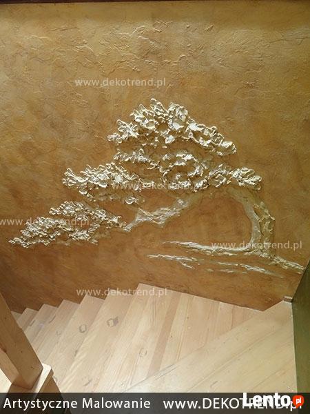 Tynk dekoracyjny, tynk strukturalny, ozdobny, płaskorzeźba