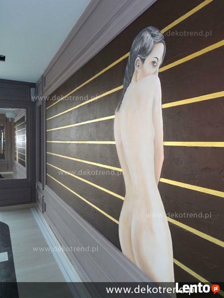 Pozłotnictwo, złocenie ścian płatkami złota, szlagmetalem