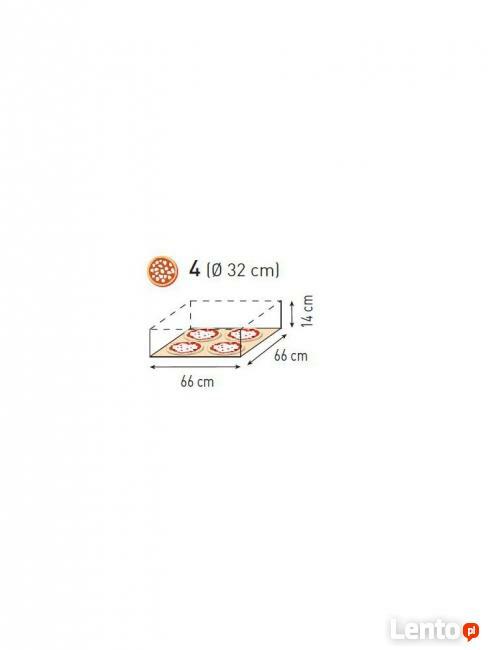 Profesjonalny piec do pizzy 4x32 cm siła 500°C Hendi
