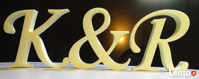 litery 3d styrodur niemalowany