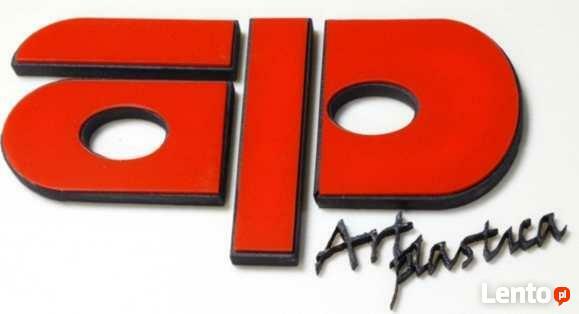 tablice litery znaki ze styroduru