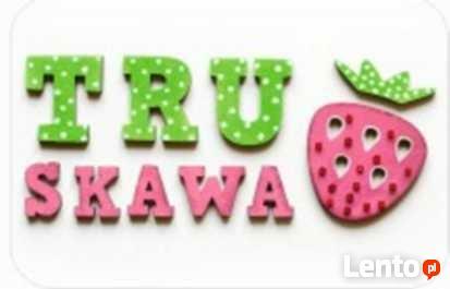 litery ze sklejki malowane