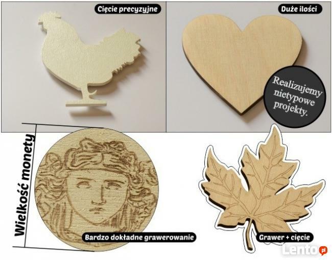 cięxcie i grawerowanie laserem co2