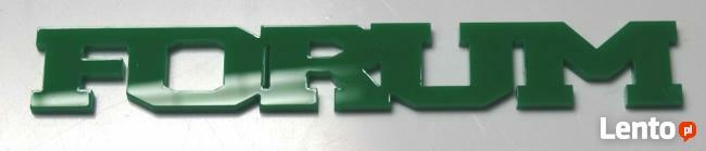 tablice i litery z pleksi