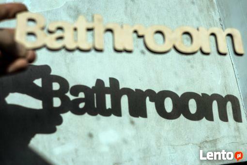 Litery 3d ze sklejki