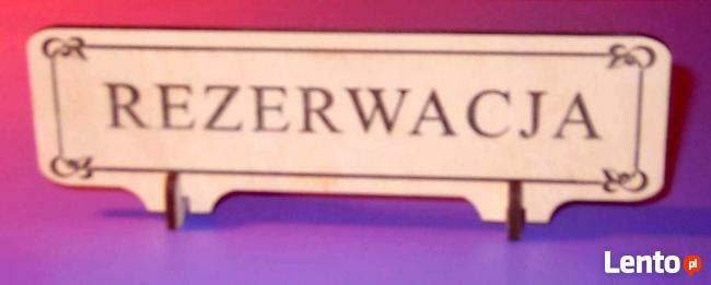 Tabliczki grawerowane ze sklejki
