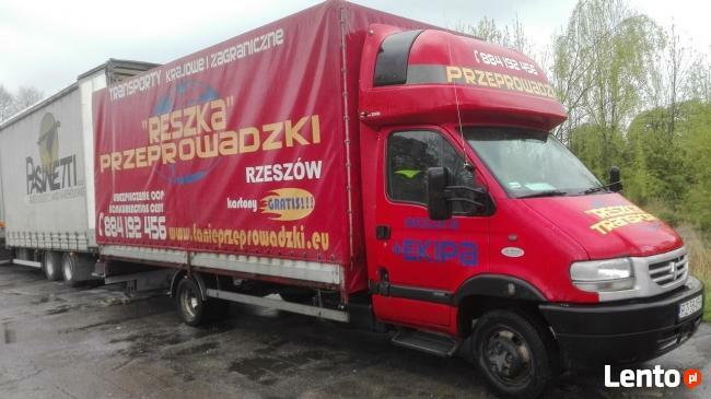 USŁUGI TRANSPORTOWE W RZESZOWIE RESZKA FACHOWO SZYBKO