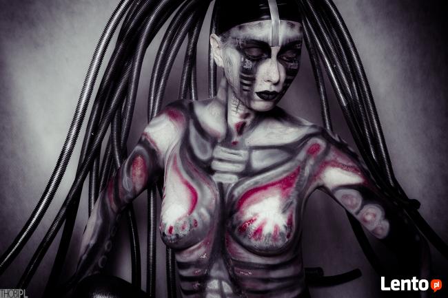 Halloween-Charakteryzacja, Bodypainting, Wizaż