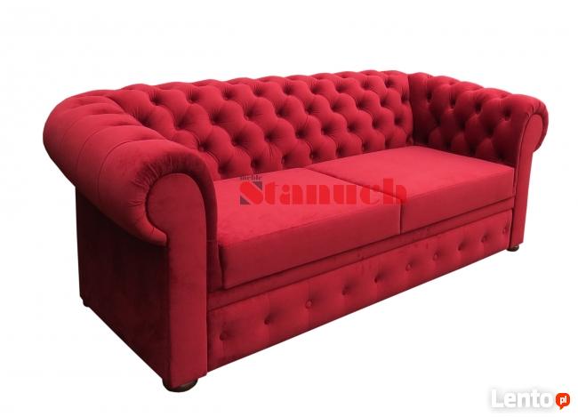 Sofa Chesterfield Classic 202 cm. Rozkładana