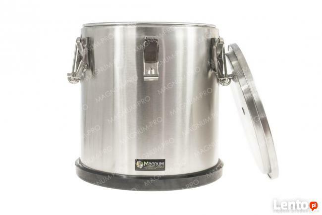 Profesjonalny termos stalowy do żywności 20L Hendi