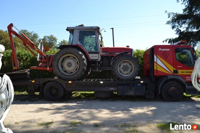 Transport maszyn budowlanych, rolniczych, aut cię