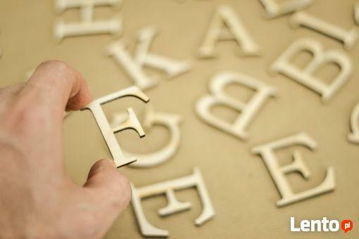 Litery 3d ze sklejki