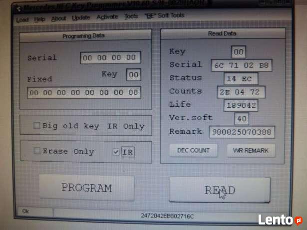 Naprawa, kodowanie kluczyków rybek do Mercedesa -Mielec tel.