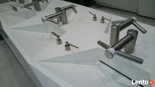 Blaty kompozytowe umywalki wanny brodziki CORIAN STARON itp