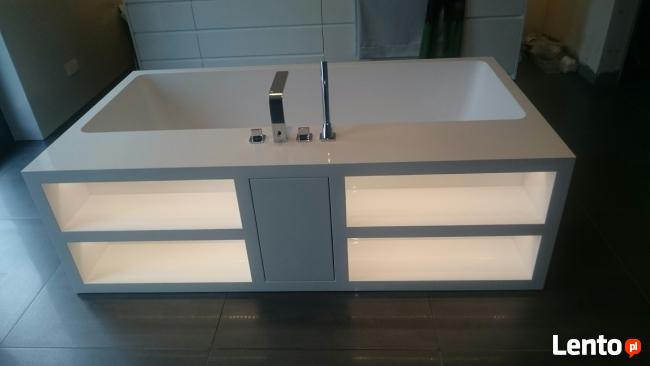 Blaty kompozytowe umywalki wanny brodziki CORIAN STARON itp