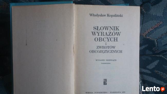 Słownik wyrazów obcych i zwrotów obcojęzycznych